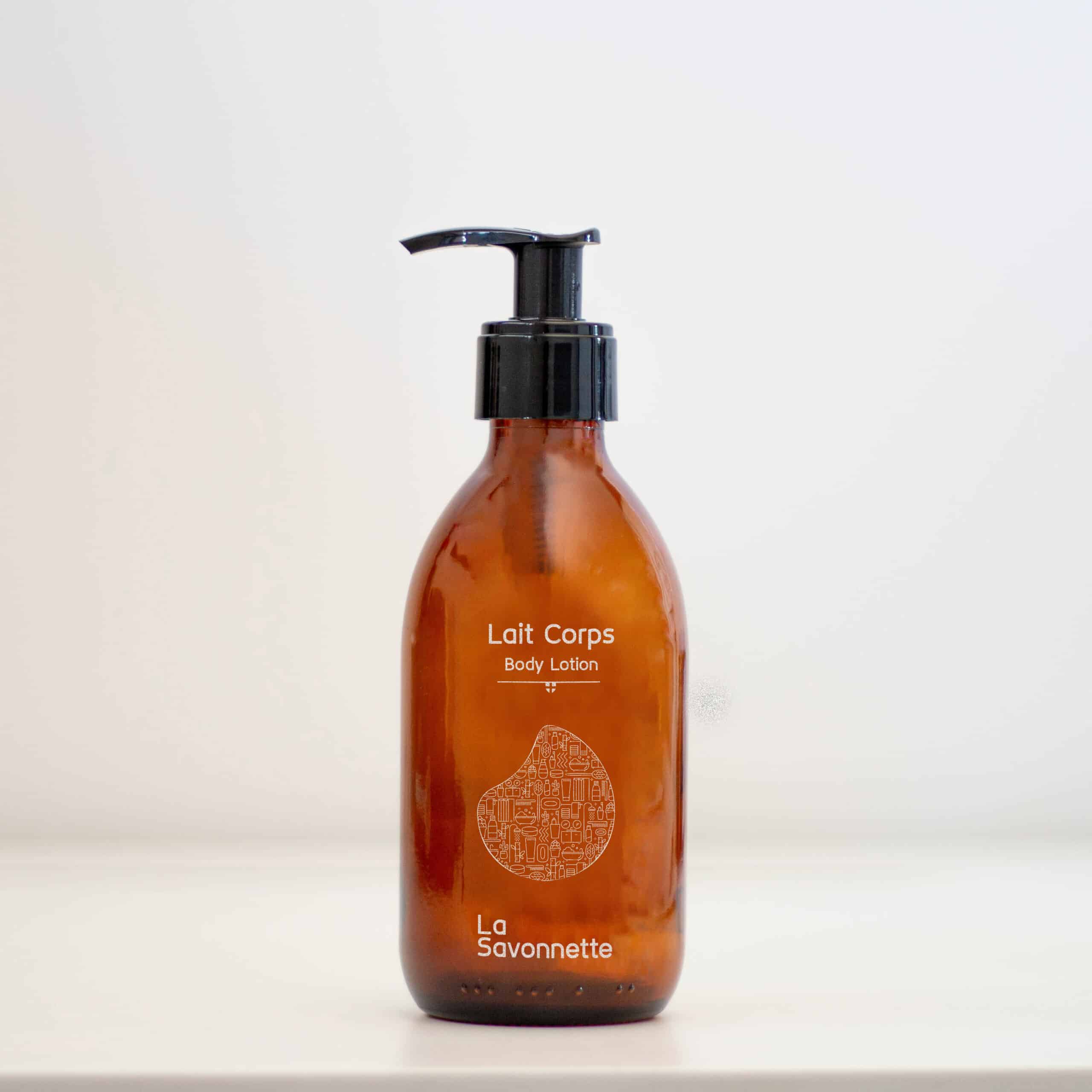 Flacon Verre Lait Corps