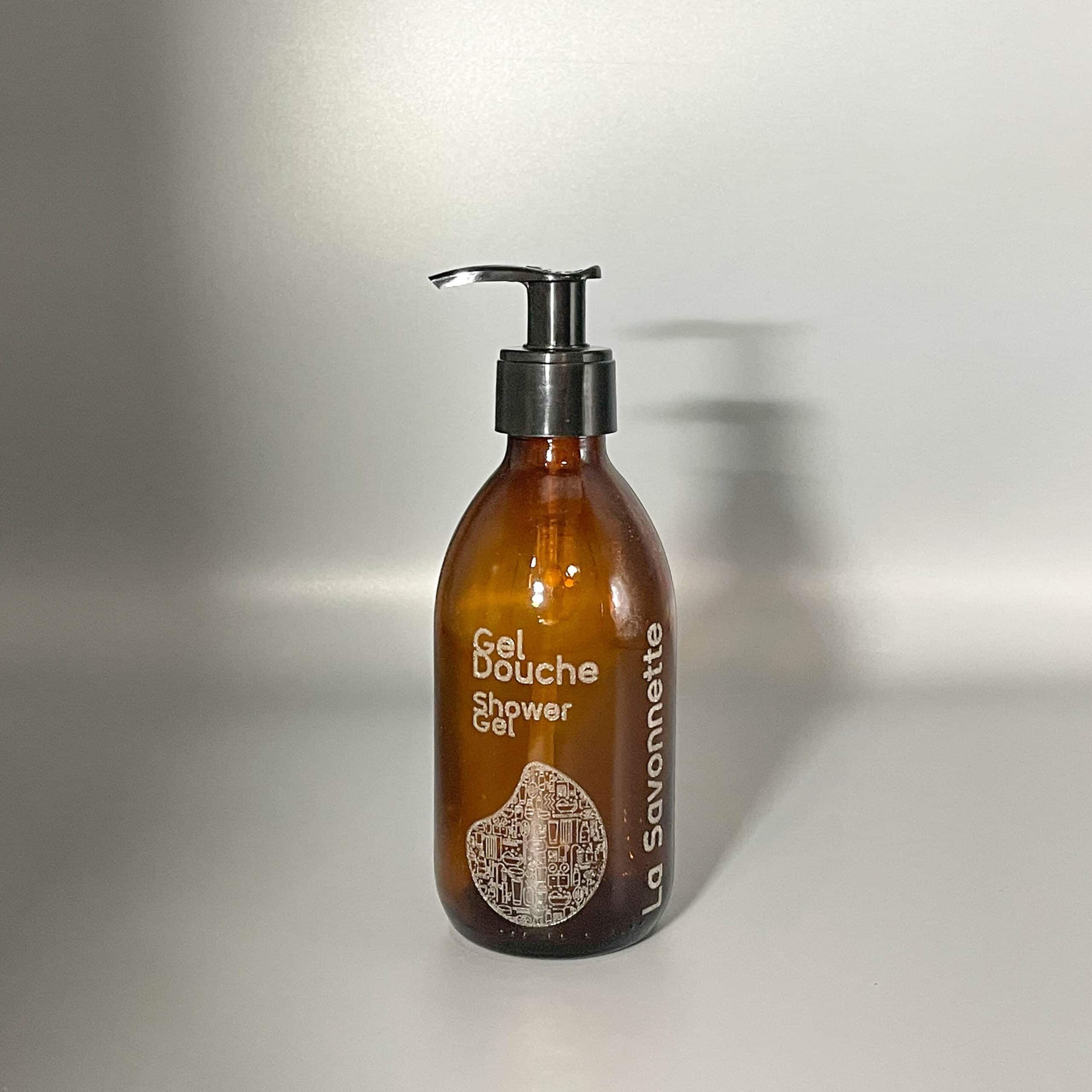 Flacon Verre "Gel Douche" GT