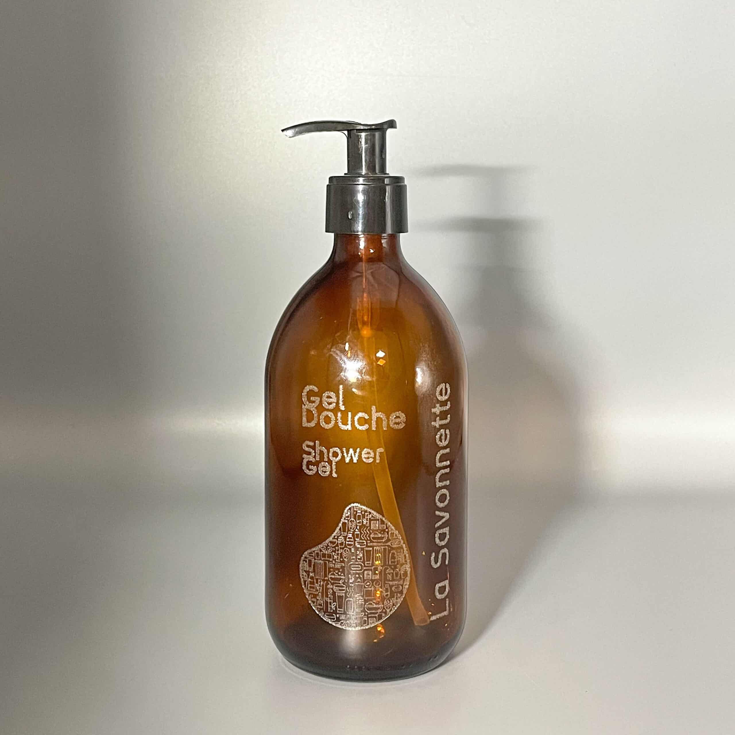 Flacon Verre "Gel Douche" GT