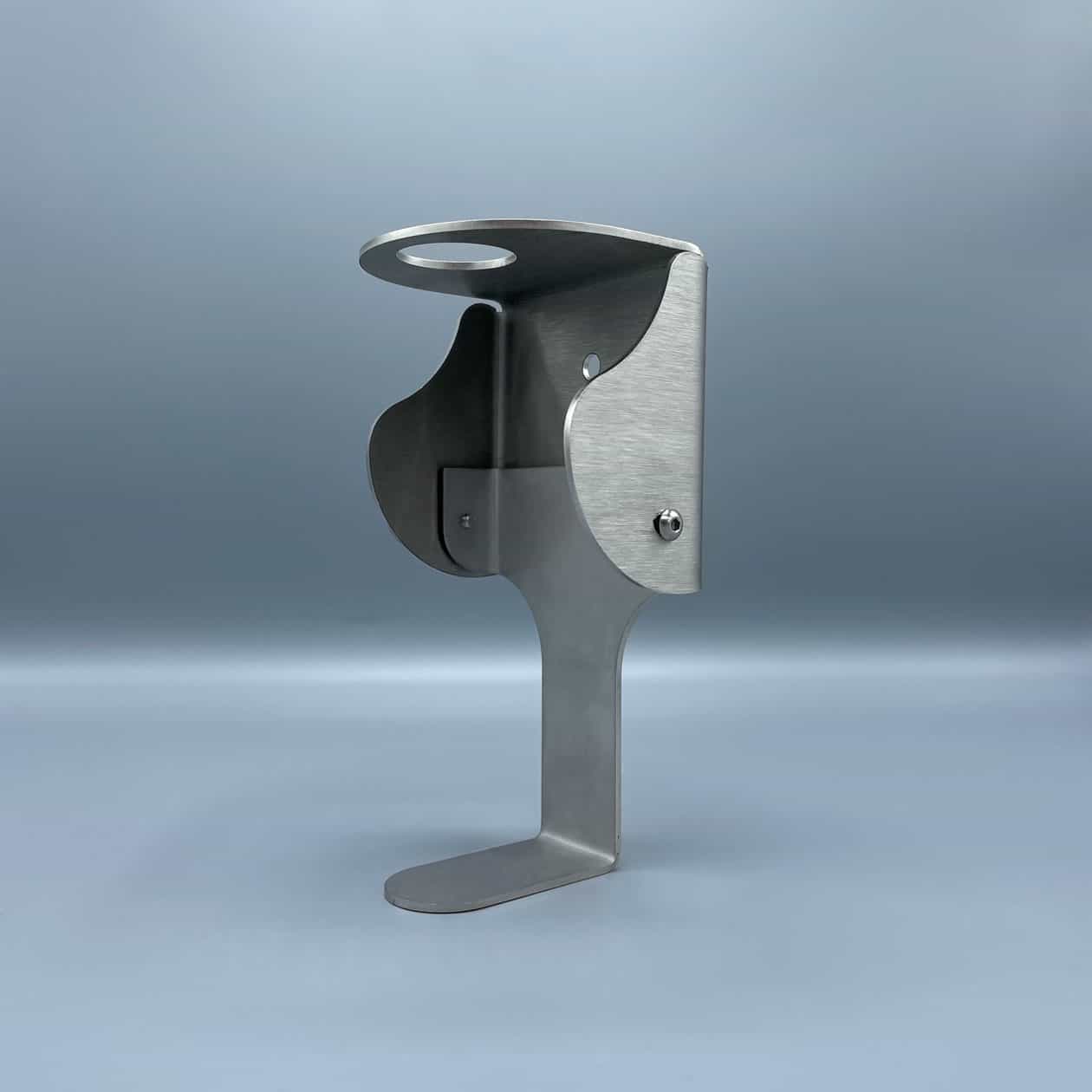 support inox flacon la savonnette