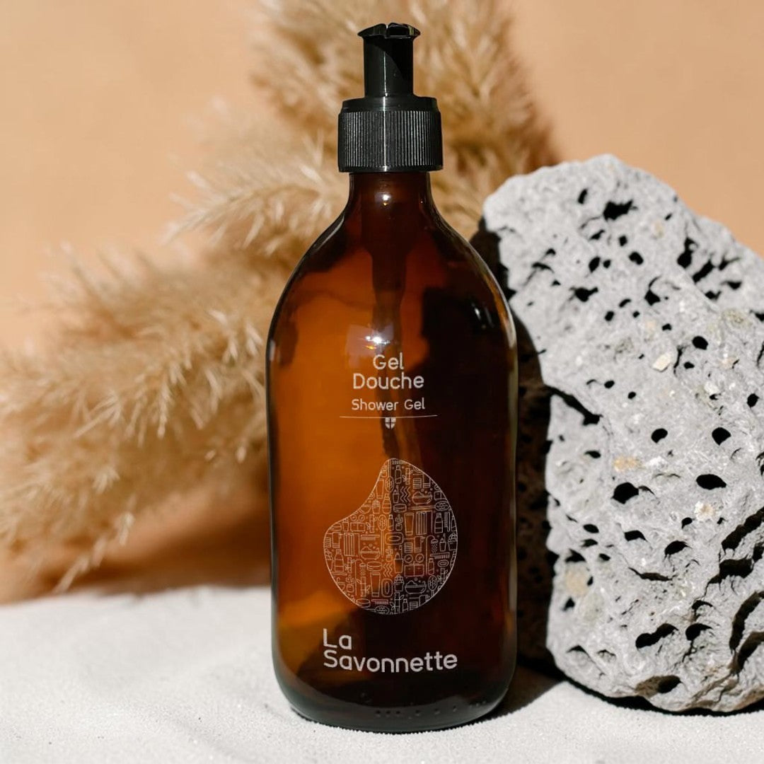 Flacon Verre "Gel Douche"
