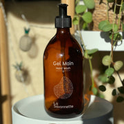 flacon verre gel main produit d'accueil pour hôtel