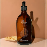 Flacon Verre Gravé  "Shampoing Douche" - 500 ml