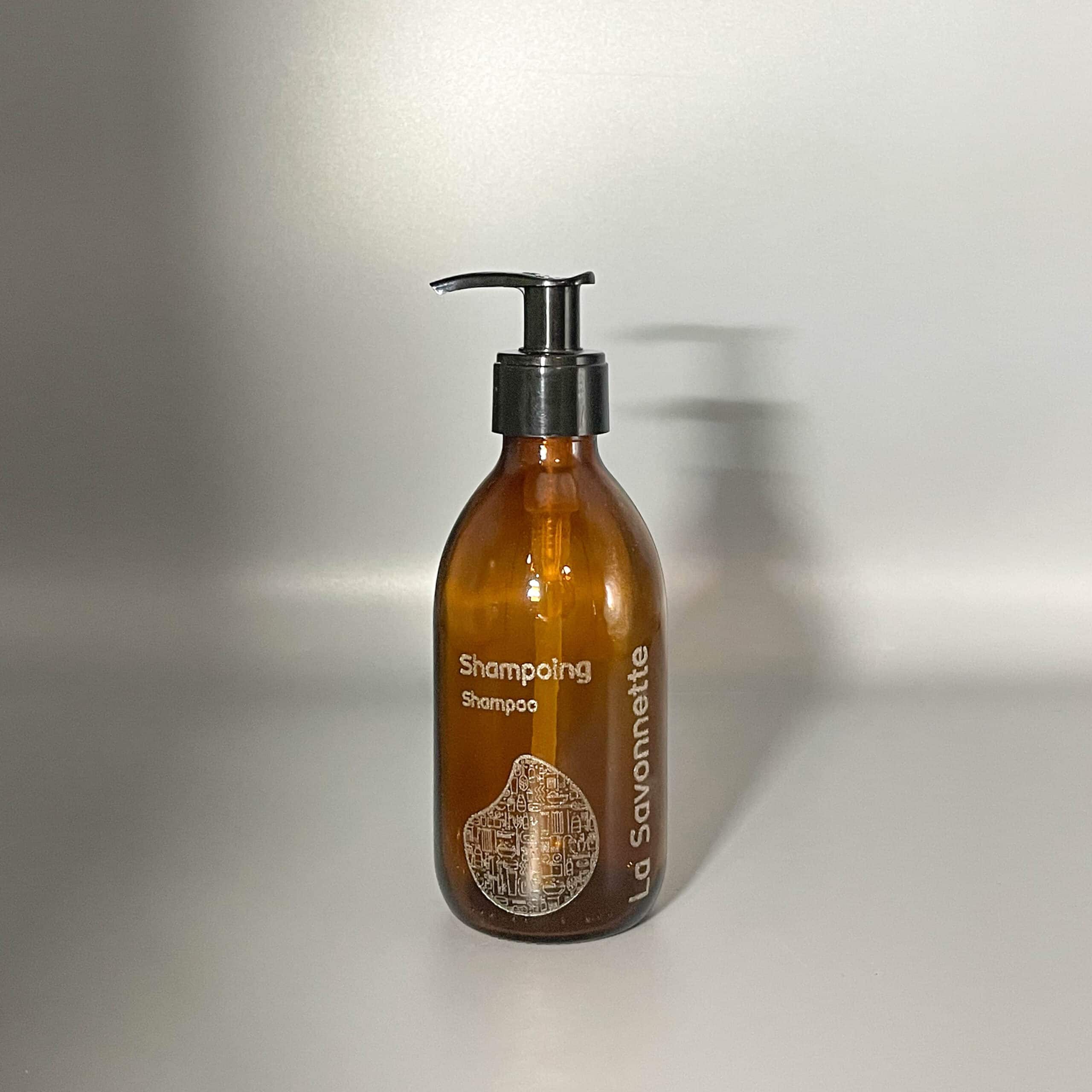 Flacon Verre "Shampoing" GT