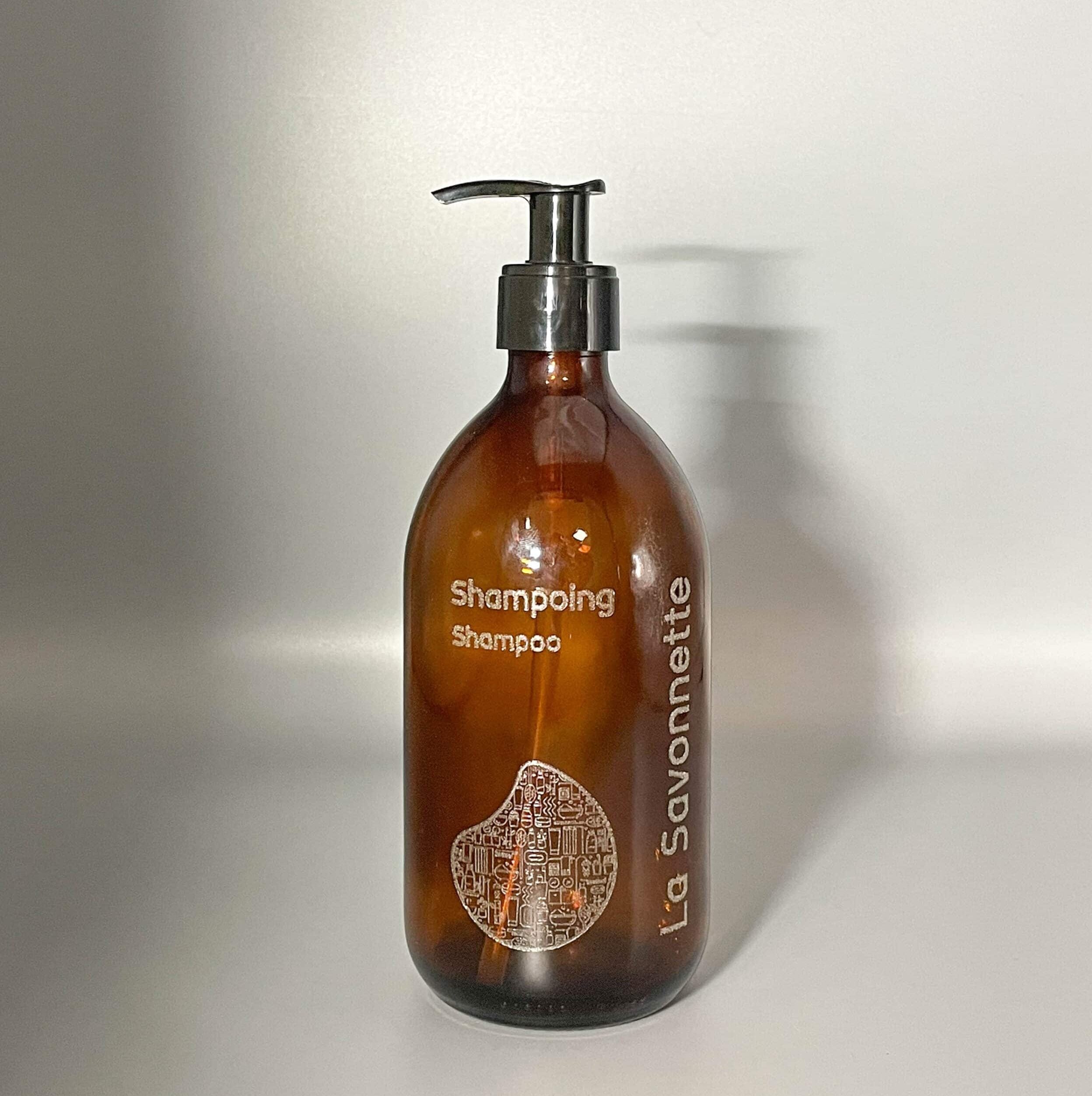 Flacon Verre "Shampoing" GT