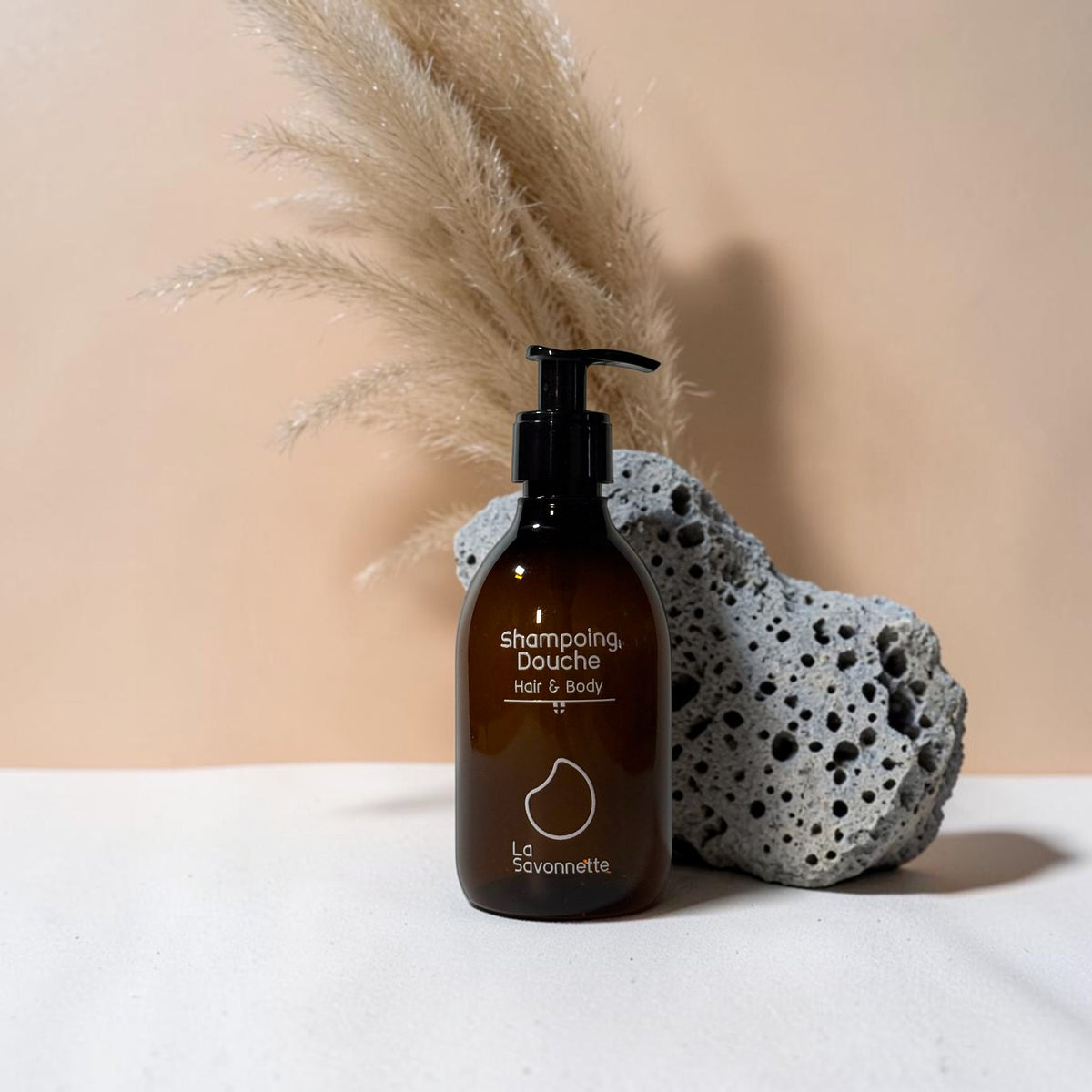 Flacon PET Shampoing-Douche - Serigraphie 3D - 300 ml