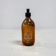 Flacon Verre - Shampoing/Douche - Montagne - Sérigraphie 3D - 500 ml