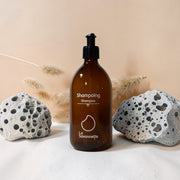 Flacon Verre - Shampoing - Sérigraphie 3D - 500 ml